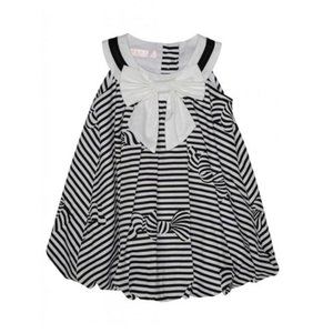 Biscotti NWT Black and White Bubble Dress